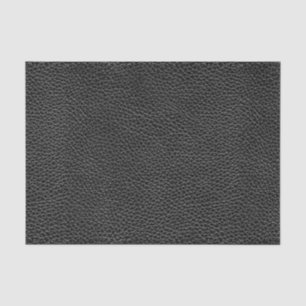 Papier Mousseline Cuir noir de Faux