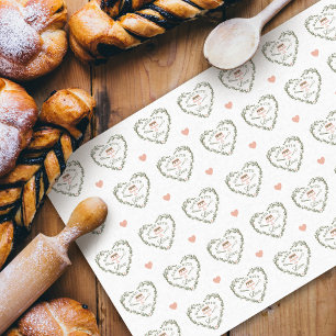 Papier Mousseline Cuit Avec Amour Gâteau Boulangerie d'affaires Whis