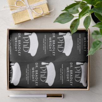 Papier Mousseline Custom PhD Doctoral Hat Doctoral Degree Graduation