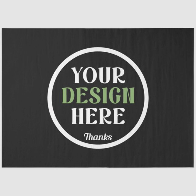 Papier Mousseline custom, unique, sleek & minimalist (Recto)