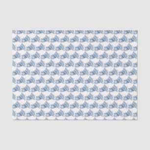 Papier Mousseline Cute Aquarelle Bleu Chaussures pour bébé Motif