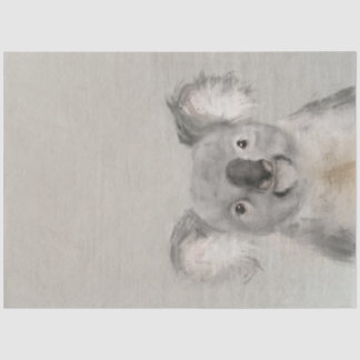 Papier Mousseline Cute Australian Koala Decoupage papier de papier t