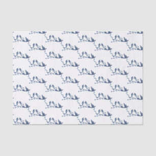 Papier Mousseline Cute Cat Silhouette