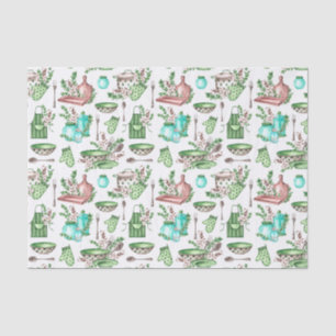 Papier Mousseline Cute Chef et ustensiles et accessoires de cuisine
