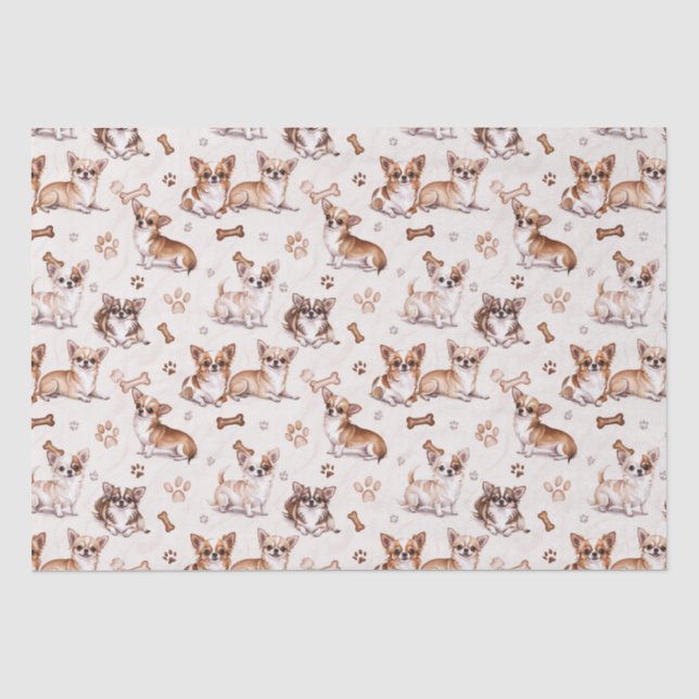 Papier Mousseline Cute Chihuahua (Recto)
