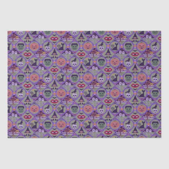 Papier Mousseline Cute Halloween (Recto)