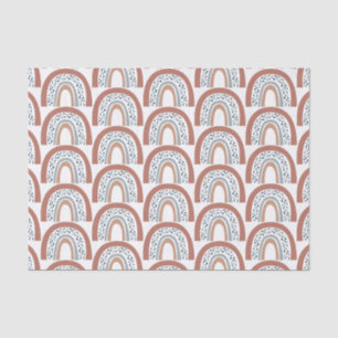 Papier Mousseline Cute Moderne Boho Neutral Arc-en-ciel