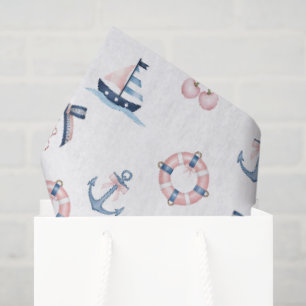 Papier Mousseline Cute Nautique et Coquette Infusion!