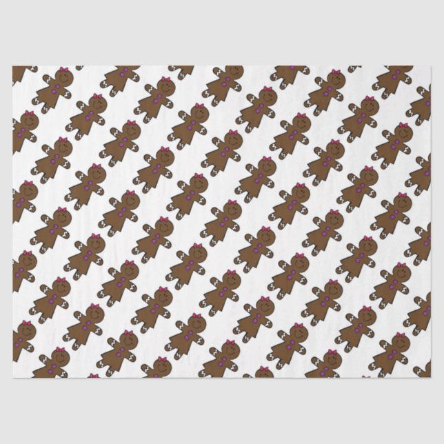 Papier Mousseline Cute pain d'épices (Recto)
