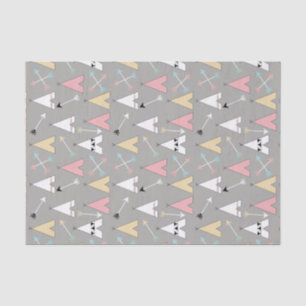 Papier Mousseline Cute Pastel Teepepees et flèches bohème