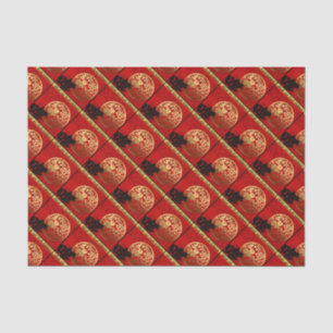 Papier Mousseline Cute Rabbit chinois Année Zodiac Anniversaire Tiss