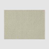 Cute Rétro Olive Green En vichy Plaid Motif