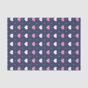 Papier Mousseline Cute Rose Coeur Motif Sweet Love Valentine's Day
