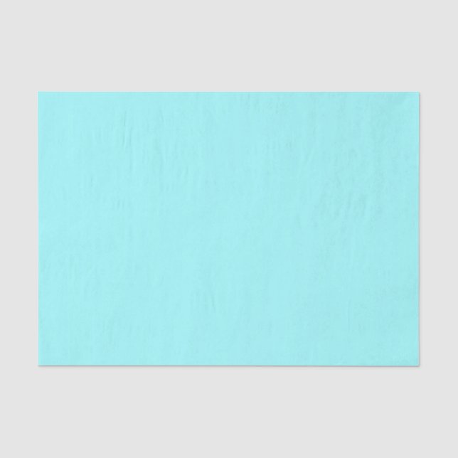 Papier Mousseline Cyan Blue, un Cool pâle (Recto)