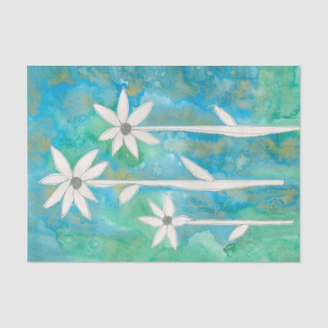 Papier Mousseline Dainty Daisies I (Recto)