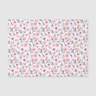 Papier Mousseline Dainty Rose Flower VI sur la page Découpage blanch
