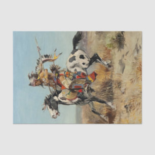 Papier Mousseline « Dakota Chief » par Charles M. Russell