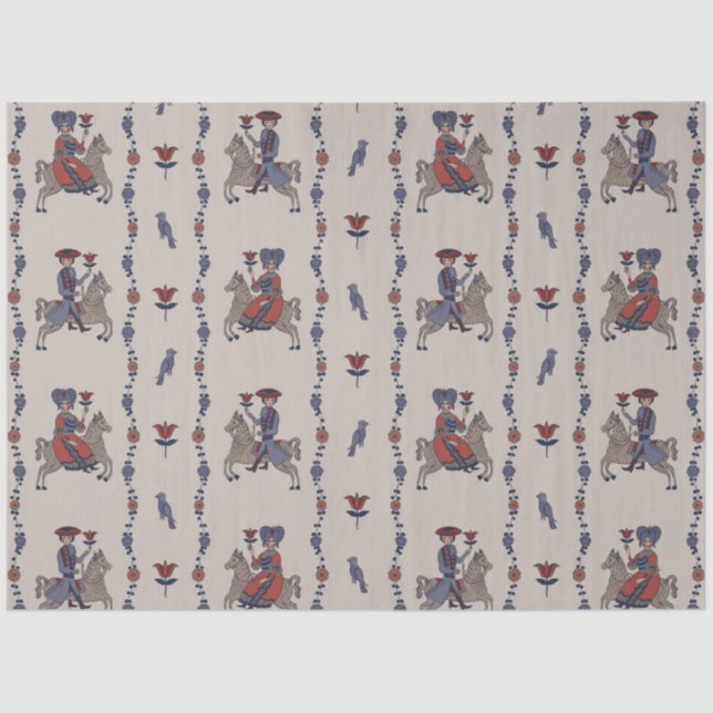 Papier Mousseline Dala B - Papier Tissus (Recto)