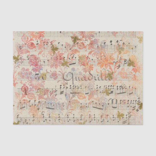 Papier Mousseline Damask Bumblebee (Recto)