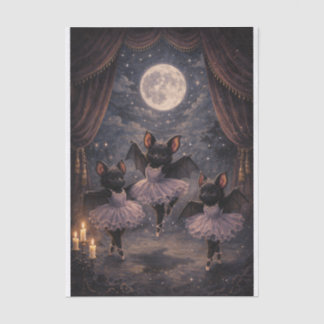 Papier Mousseline Dancing Ballerina Bats 