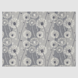 Papier Mousseline Dandelion monochrome moderne
