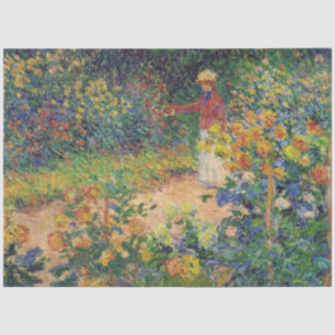 Papier Mousseline Dans le jardin, Monet