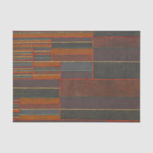Papier Mousseline Dans les six seuils actuels, Paul Klee, Abstrait