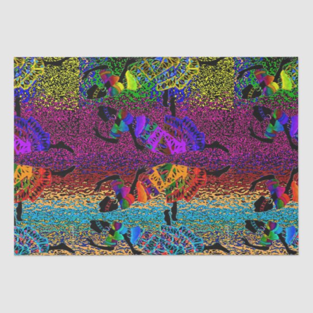 Papier Mousseline Danse africaine (Recto)