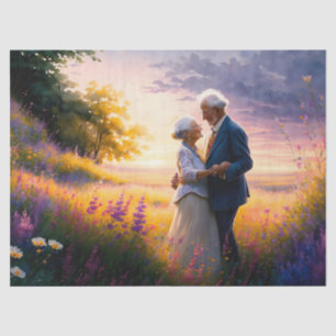 Papier Mousseline Danse avec mon âme soeur