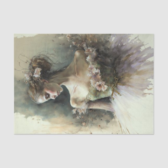 Papier Mousseline Danseur de Ballerina (Recto)