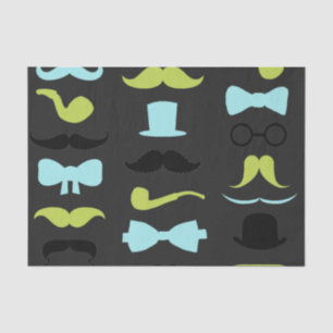 Papier Mousseline Dashing Little Man Mustache Party