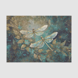 Papier Mousseline Dazzling Dragonflies, Gossamer Wings