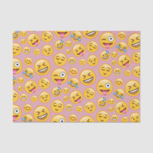 Papier Mousseline De rire motif bruyant (lol) d'Emoji