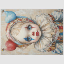 Déchoupage Cirque fille Jester clown