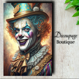 Papier Mousseline Décorateur de Clown Directeur de Spectacle Théâtra