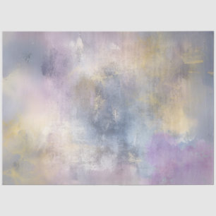 Papier Mousseline Découpage Abstrait Pastel Hues Faux Finish