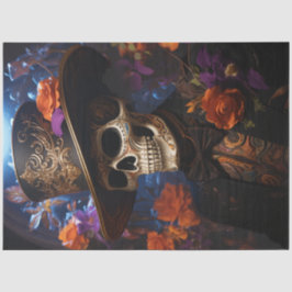 Papier Mousseline Découpage adoré Lord Aurelius Skeleton