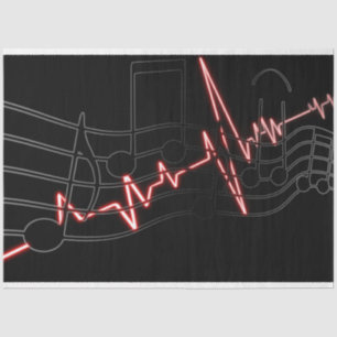 Papier Mousseline Découpage Arrière - plan Heartbeat