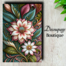 Découpage Art Nouveau Magnolia