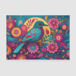 Papier Mousseline Découpage-Art populaire, papier d'ornithologie