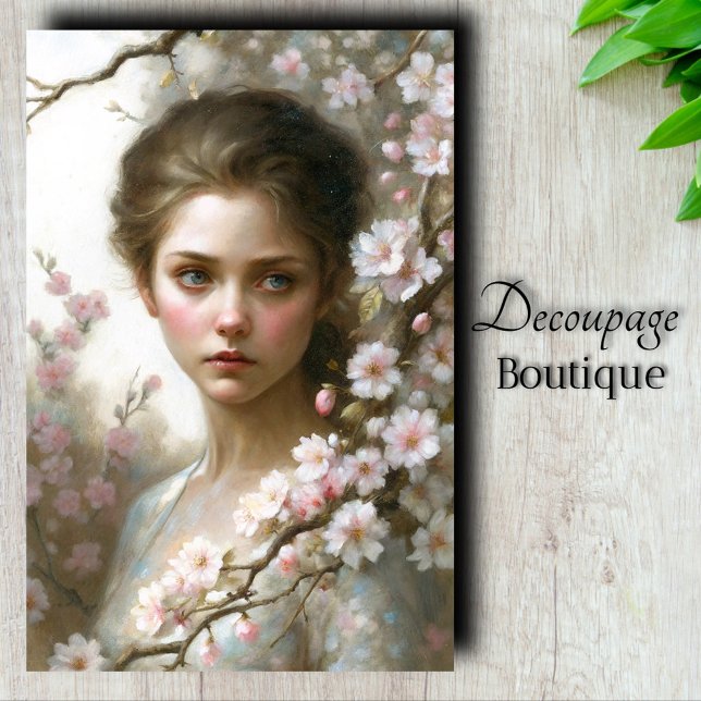 Papier Mousseline Découpage beauté Blossom (Blossom Beauty Decoupage Tissue Paper)