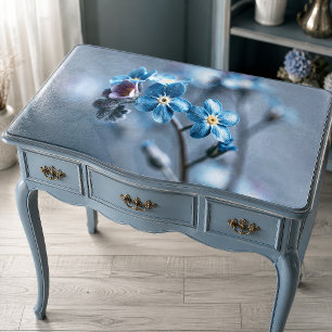Papier Mousseline Découpage botanique Forget-Me-Not Indigo foncé Moo