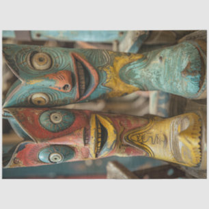 Papier Mousseline Découpage Bottes de garçon charmé Vintage avec vis