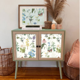 Papier Mousseline Découpage colorée de prairie fleurie Fleur sauvage