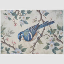 Découpage de conception Bluebird vintage Spring