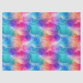 Papier Mousseline Découpage de la poussière d'étoile arc-en-ciel