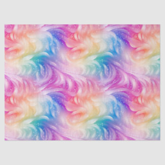 Papier Mousseline Découpage de la poussière d'étoile arc-en-ciel