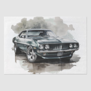 Papier Mousseline Découpage de la voiture de musculation