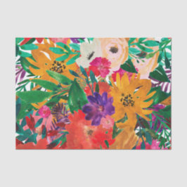 Papier Mousseline Découpage de l'aquarelle tropicale