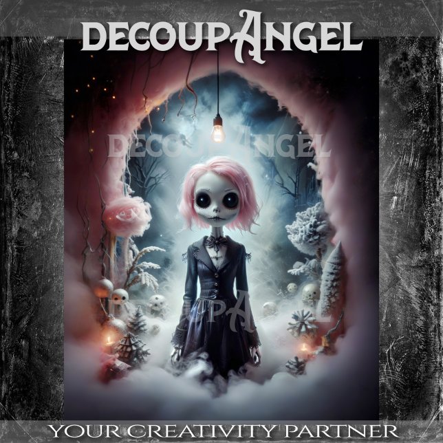 Papier Mousseline Découpage de l'enchanteuse de vol (Créateur téléchargé)